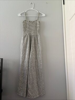 Old Navy Striped Smocked Wide-Leg Jumpsuit size XS